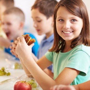 School lunch and school smiles 